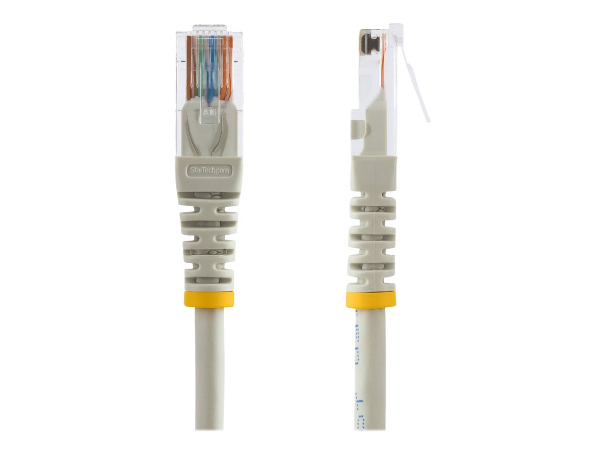 StarTech.com 10m Gray Cat5e / Cat 5 Snagless Ethernet Patch Cable 10 m - patch kabel - 10 m - šedá – foto 2