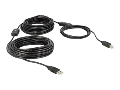 DeLOCK 20m, USB2.0-A - USB2.0-B USB cable