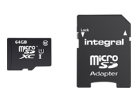 Integral Europe Carte Micro SD INMSDX64G10-90SPTAB