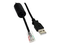StarTech.com 6 ft Smart UPS Replacement USB Cable AP9827 - USB cable - USB (M) to RJ-45 (10 pin) (M) - 6 ft - black - USBUPS0