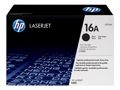 16A - black - original - LaserJet - toner cartridg