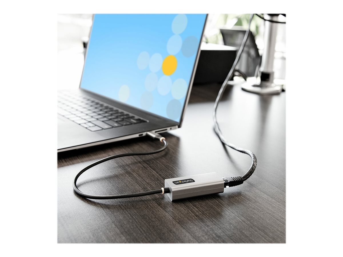 StarTech.com USB-C to Ethernet Adapter, 10/100/1000 Mbps, Gigabit Network Adapter w/ ASIX AX88179A Chip, 1ft/30cm Cable, USB Type C to RJ45 Ethernet Dongle, USB C to LAN Adapter, Windows/macOS/Linux/ChromeOS (US1GC30B2) - síťový adaptér - USB-C - Gigabit Ethernet x 1 – foto 9