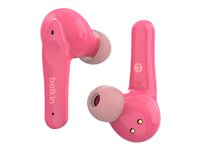 Belkin SoundForm Nano for Kids True wireless earphones with mic in-ear Bluetooth pink