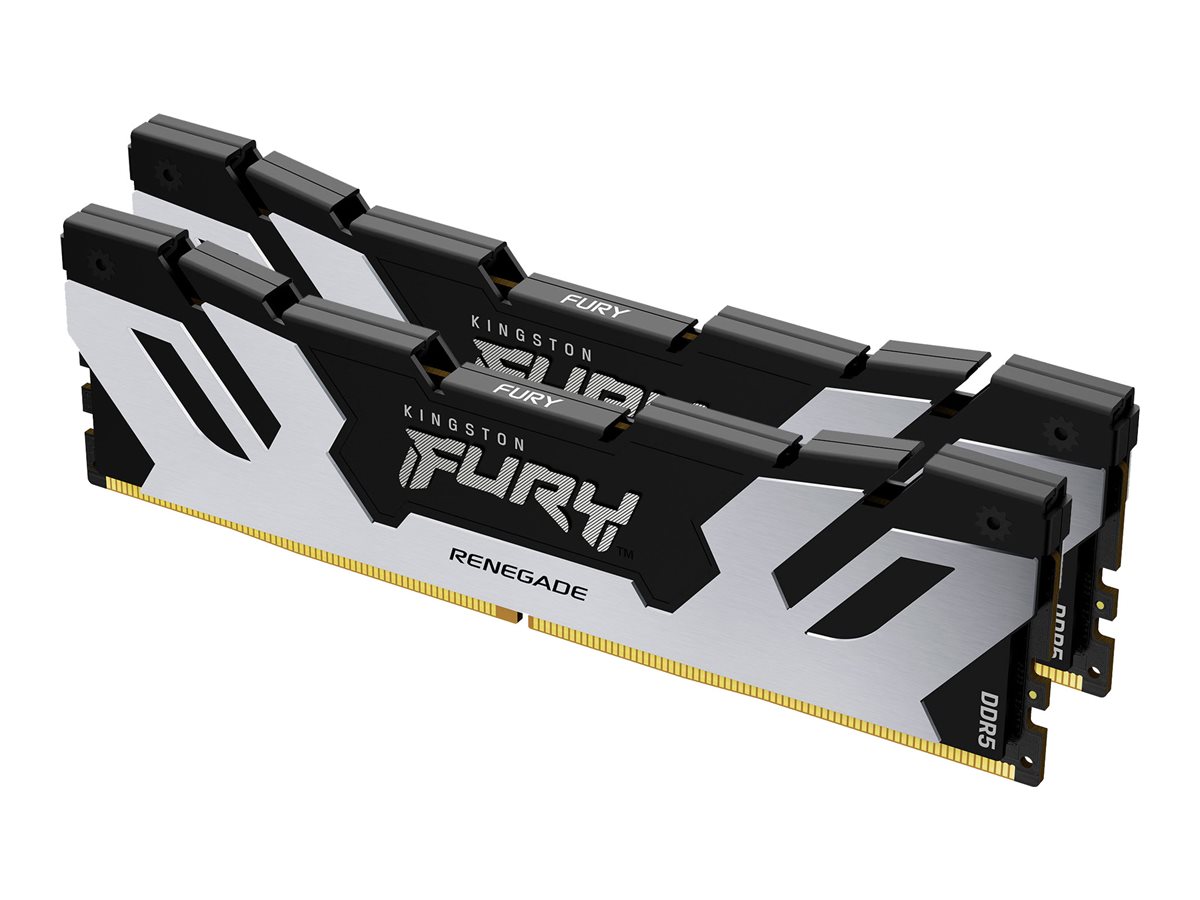 KINGSTON DDR5 48GB 7200MT/s CL38 DIMM (Kit of 2) FURY Renegade Silver XMP