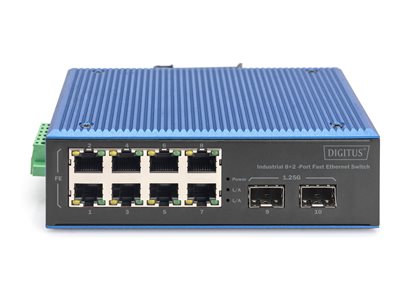 DIGITUS Switch 8+2-Port Fast Ethernet