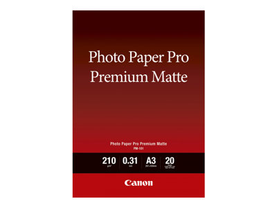 CANON Photo Paper Premium Matte A3 20 Bl - 8657B006
