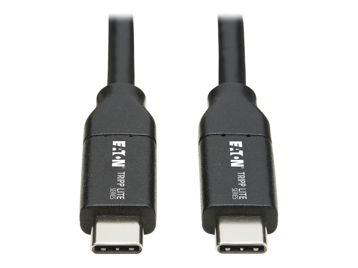 Eaton Tripp Lite Series USB Type C to USB C Cable USB 2.0 5A Rating USB-IF Cert M/M USB B Type C 3M