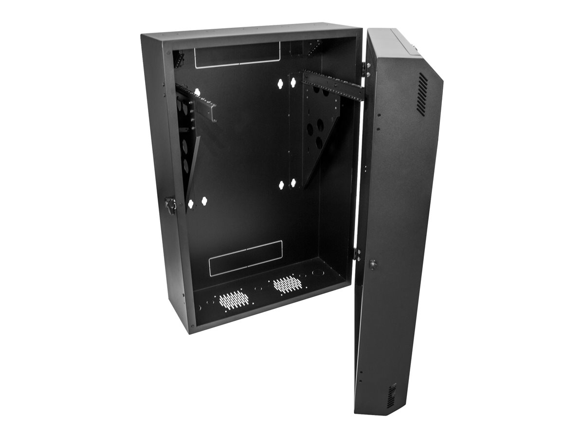 StarTech.com 8U 19" Vertical Wall Mount Server Rack Cabinet, Low Profile (15"), 30" Deep Locking Network Enclosure with 2U for Switch Patch Panel Router Mounting IT/Data Cabinet Assembled - 19 Inch Wallmount Rack (RK830WALVS) - rozvaděčová skříň - 8U – foto 3
