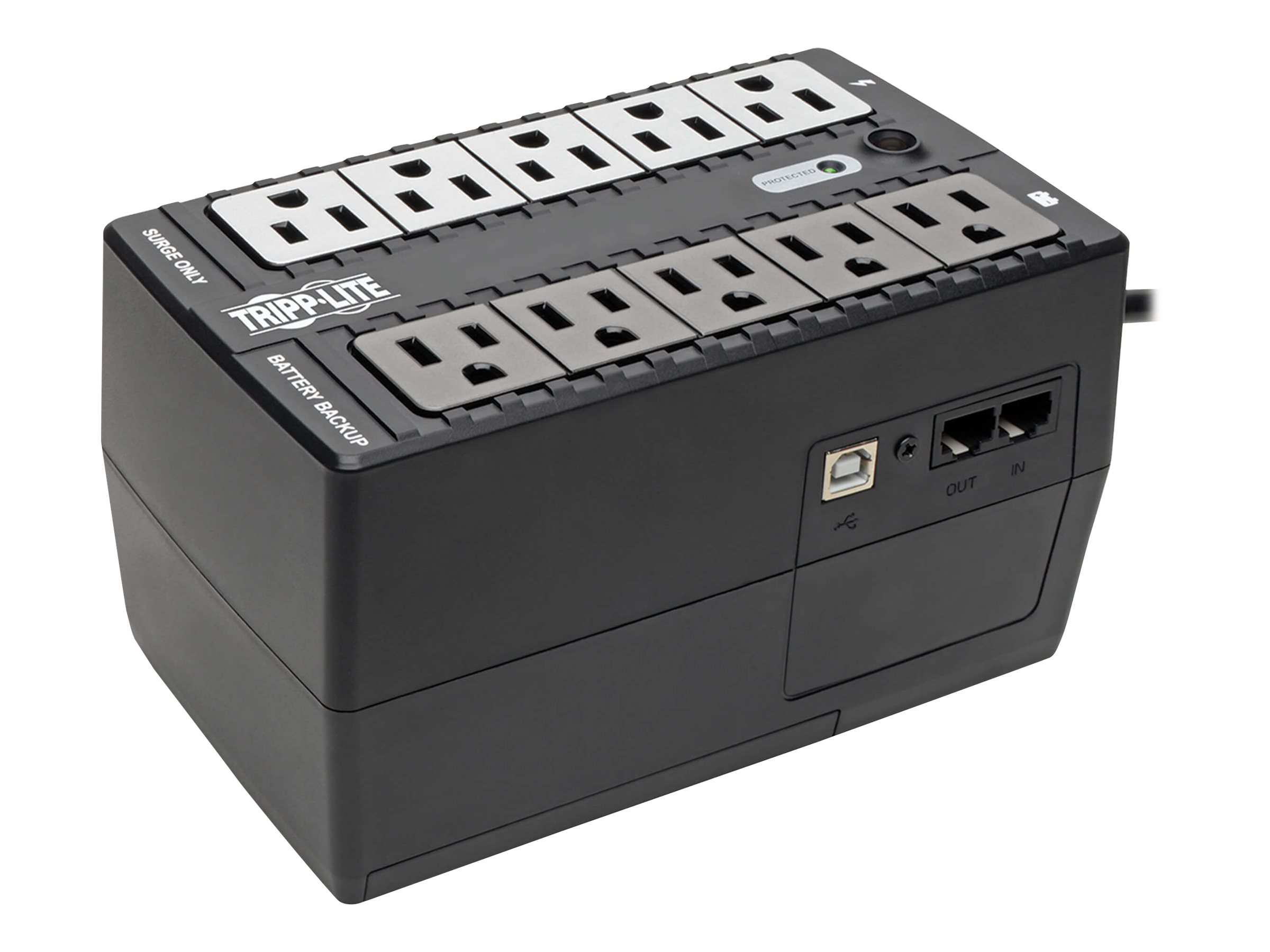 UPS 550VA 300W BACK UP STANDBY120V 10 OUTLET USB COMPACT DESKTOP