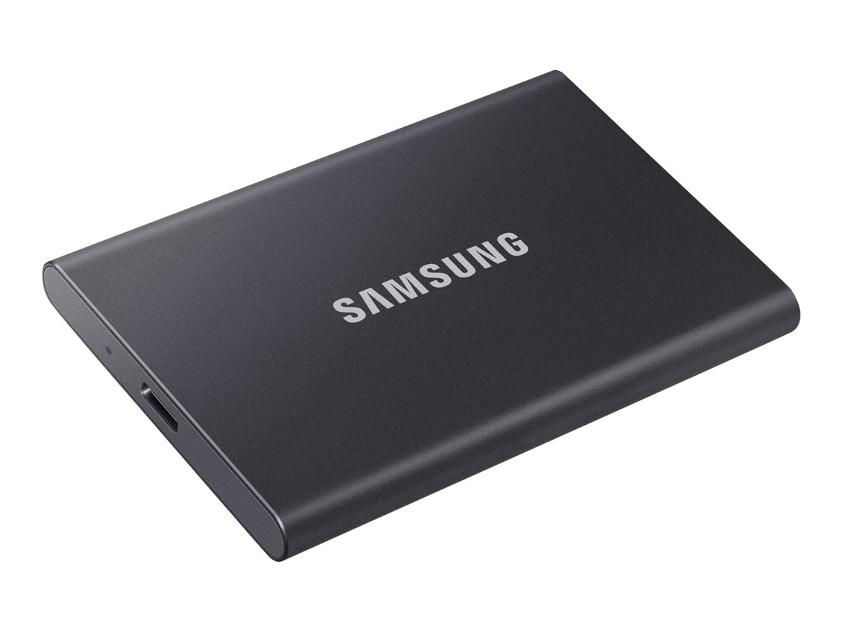 Samsung T7 Portable External SSD - Titan Gray - 2TB - MU-PC2T0T/AM