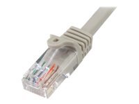 StarTech.com 6 ft. (1.8 m) Cat6 Cable - Power Over Ethernet - Snagless - Gray - Ethernet Network Cable (45PATCH6GR)