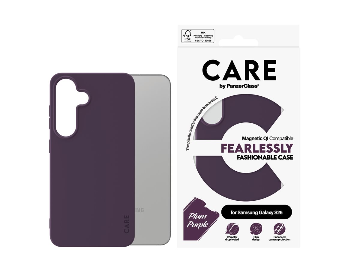 PanzerGlass CARE Samsung Galaxy S25 Purple QI – foto 2