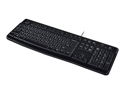 LOGI K120 Corded Keyboard black (ESP)
