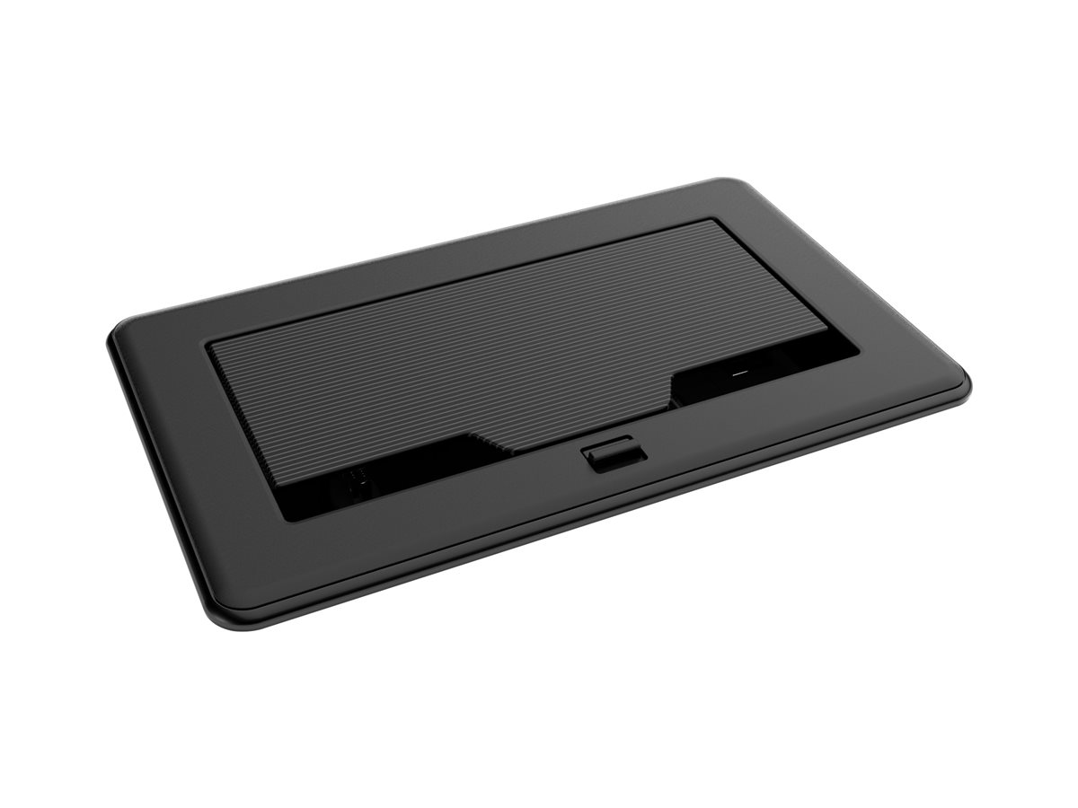 Crestron FlipTop™ FT2 Series Cable Management System, 202 Size, Mechanical, Pass-Through Lid, Black – foto 3