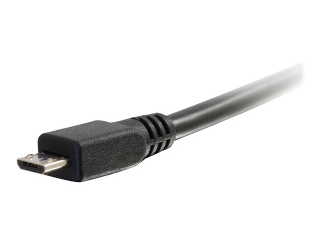 C2G 3ft USB to Micro B Cable - USB A to Micro USB Cable - USB 2.0 - M/M - kabel USB - USB do Micro USB typ B - 1 m – foto 3