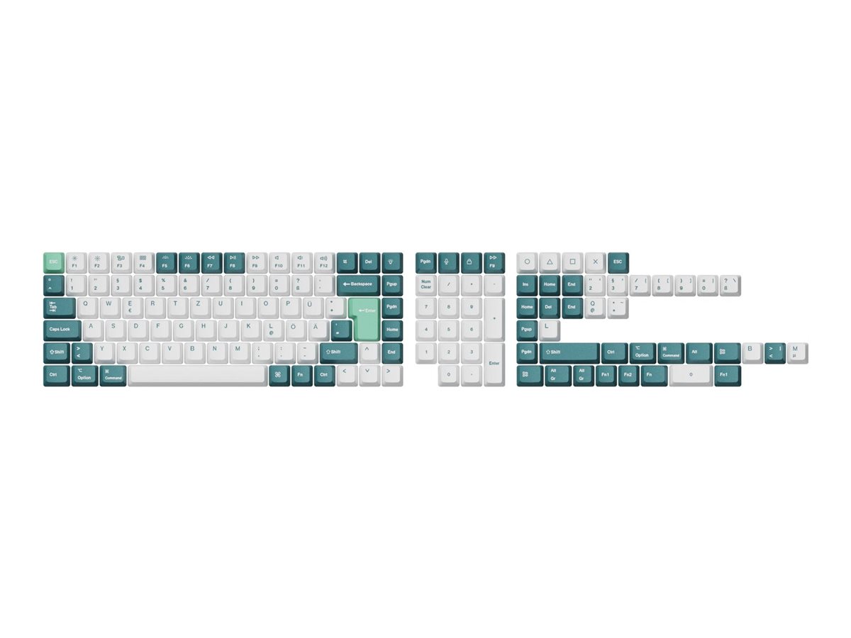 Keychron keycap set OEM dye-sub PBT Product shot Front 79800