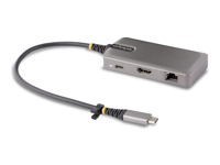 Startech Adaptateur Multiport USB-C, HDMI, Hub USB 2 Ports, PD, GbE