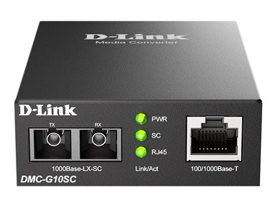 DMC G10SC - Fibre media converter - 1GbE - 10Base-