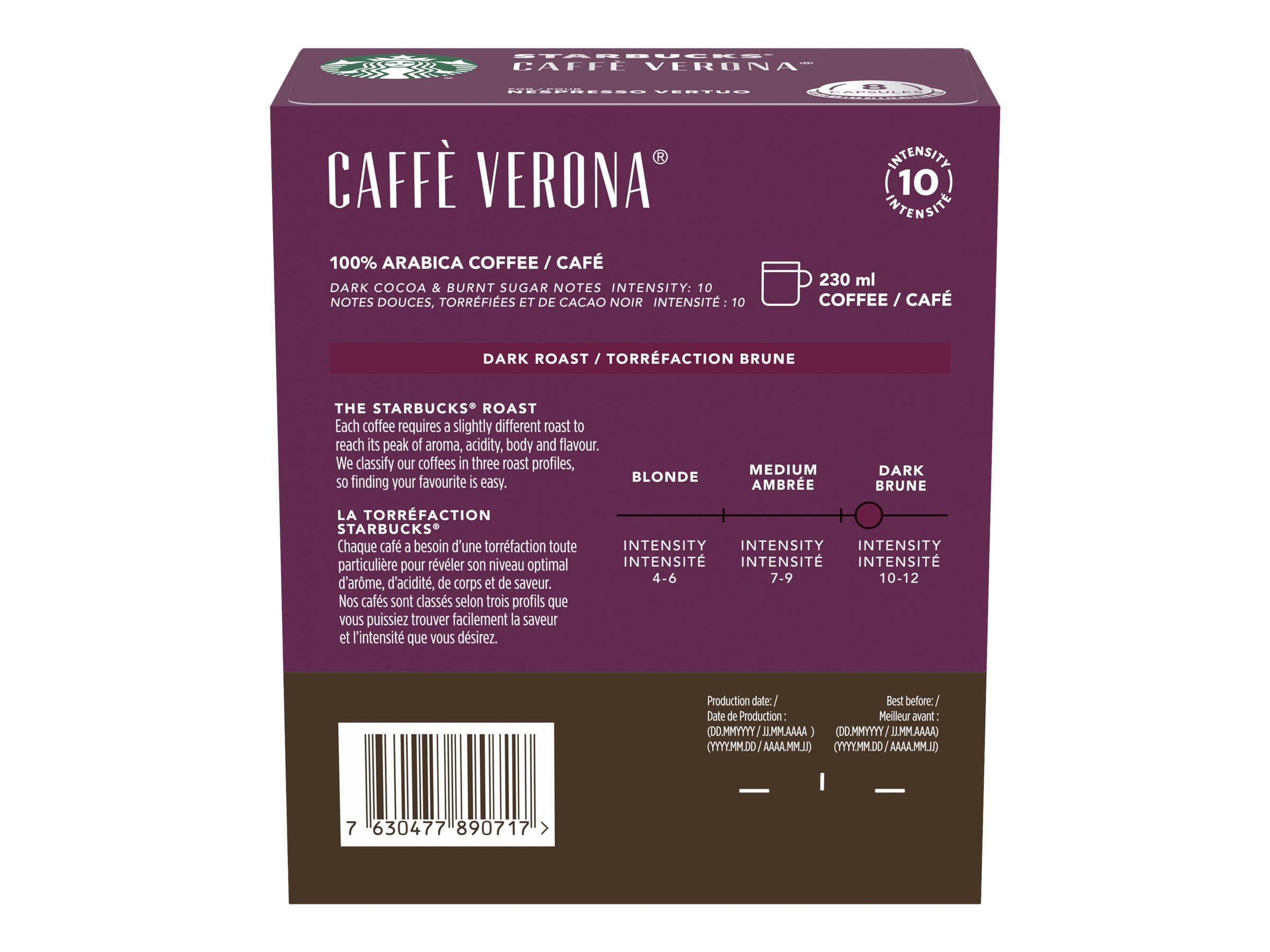 Caffè Verona® Coffee  Starbucks® by Nespresso® for Vertuo