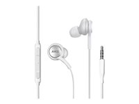 4XEM Earphones with mic in-ear wired 3.5 mm jack white