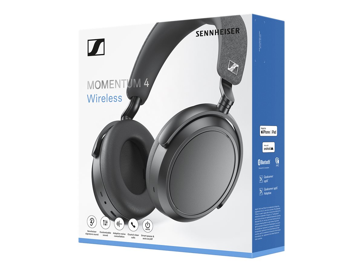 Sennheiser MOMENTUM 4 Wireless Headphones - Black - 509267