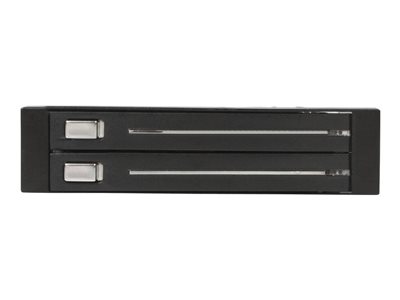 StarTech.com 2 Drive 2.5in Trayless Hot Swap SATA Mobile Rack Backplane - Dual Drive SATA Mobile Rack Enclosure for 3.5 HDD (HSB220SAT25B)