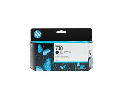 HP 738 130-ml Black DesignJet Ink Cartri