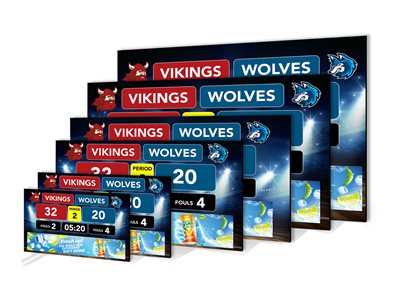Planar SBI-22x14 - Scoreboard Complete Series LED video wall