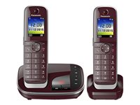 Panasonic KX-TGJ322GR Trådløs telefon Ingen nummervisning Rød