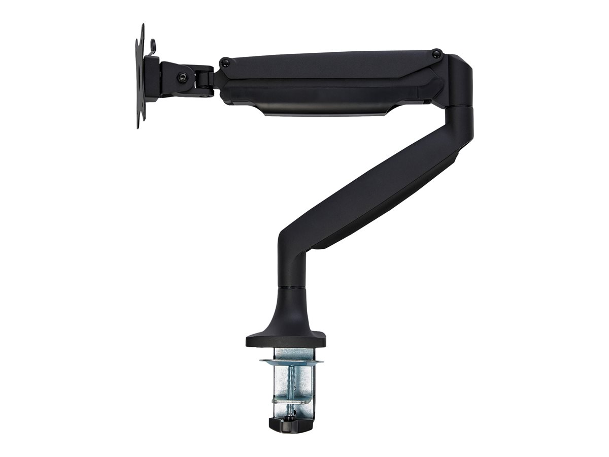StarTech.com Desk Mount Monitor Arm, Heavy Duty Ergonomic VESA Monitor Arm, Single Display up to 9kg, Full Motion, Height Adjustable, Articulating, Aluminum, C-Clamp/Grommet, Black - Small Footprint Design (ARMPIVOTHDB) montážní sada - nastavitelné rameno - pro Displej LCD - černá – foto 7