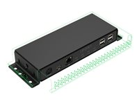 iport Hub 4 x USB + 4 x USB-C + 1 x 10/100 wall-mountable AC