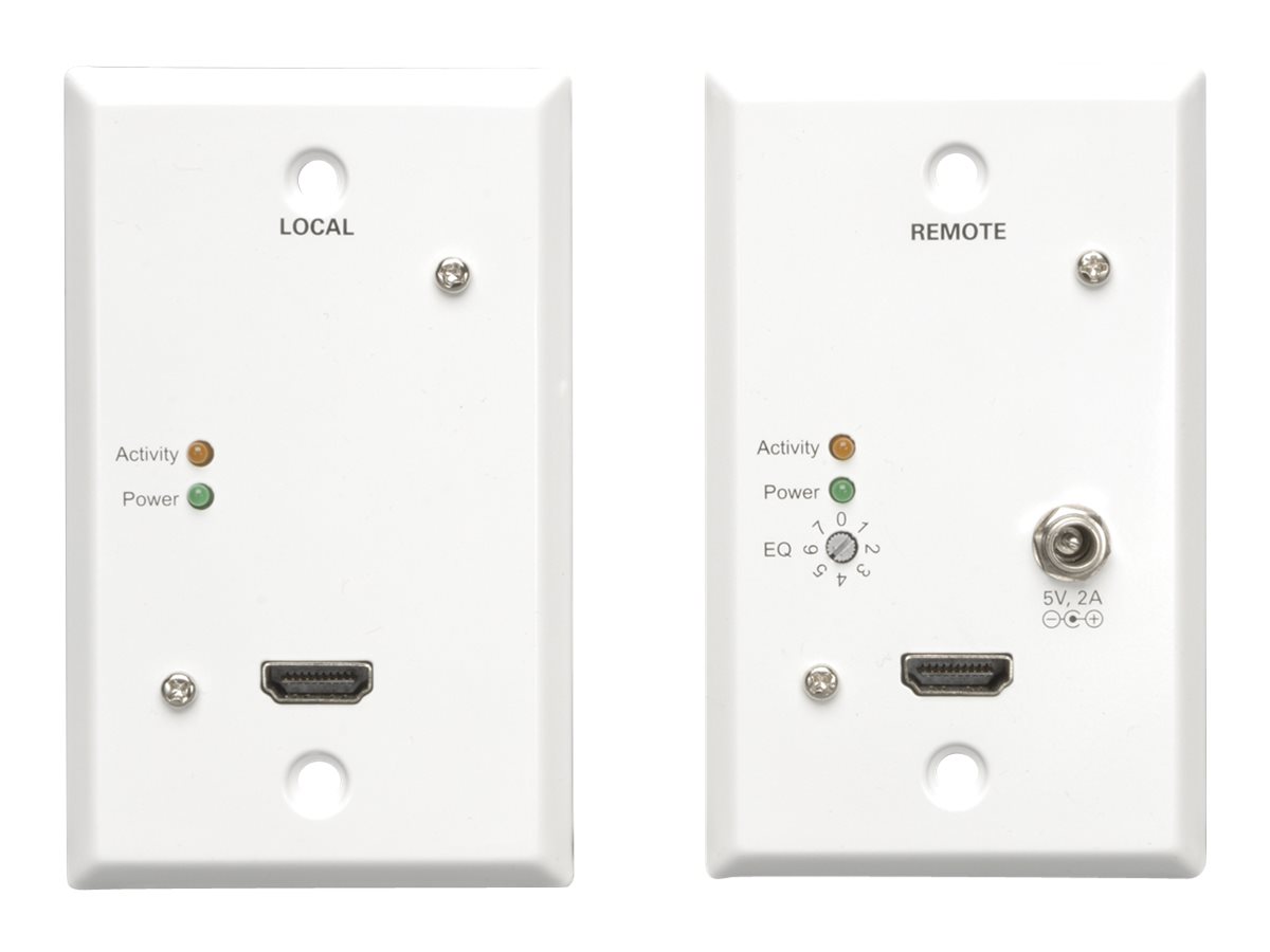 Tripp Lite HDMI over Dual Cat5 / Cat6 60Hz Wallplate Video Extender Kit TAA GSA