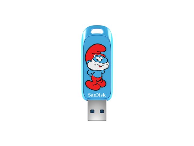 SANDISK Smurfs USB Flash Drive 128GB SDCZIS-128G-G46