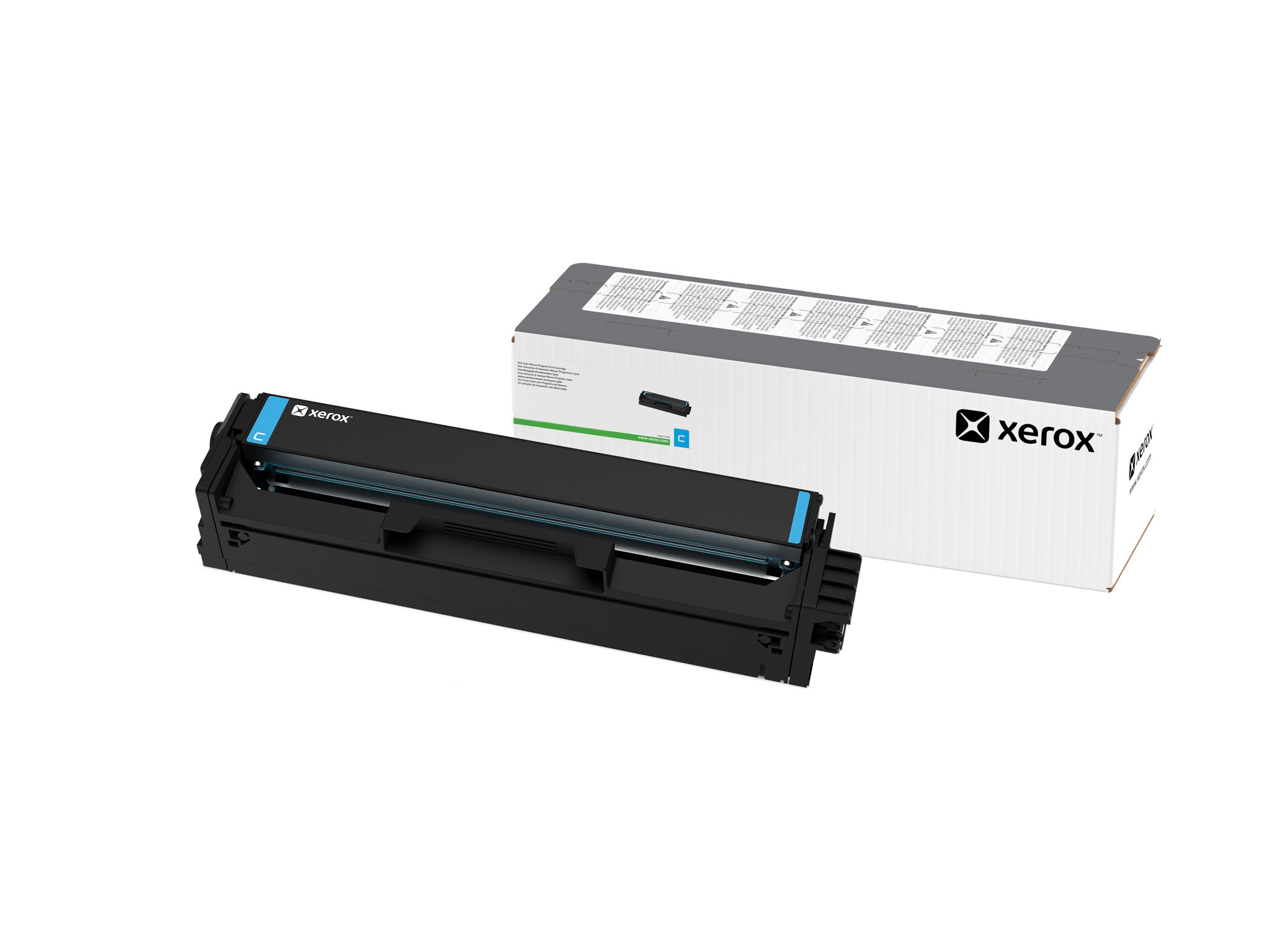 An image of Xerox - high capacity - cyan - original - toner cartridge