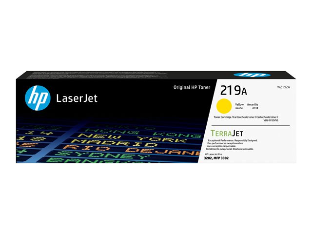 HP 219A - yellow - original - LaserJet - toner cartridge (W2192A)