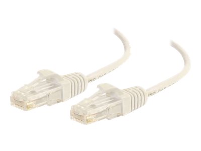 VS 5FT WHT BOOTED C6 28AWG CM