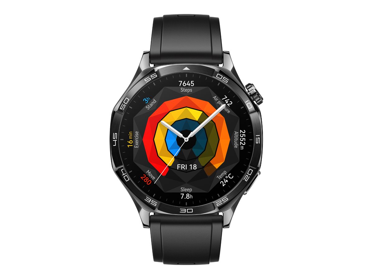 Huawei Watch GT 5 stainless steel smart watch with strap Product shot Inside 75650