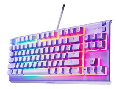 SteelSeries Apex 3 Keyboard TKL with media wheel backlit USB QWERTY US 