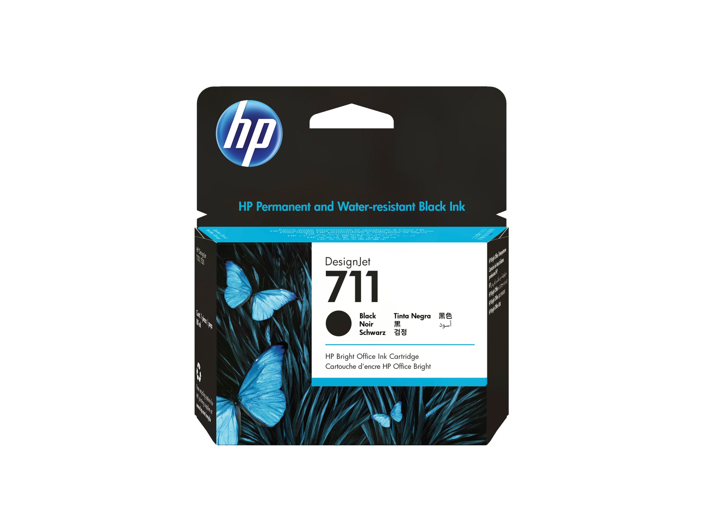 Hp 711 Black Original Ink Cartridge Hp 711 Black Original Ink Cartridge