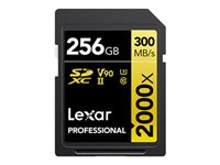 Lexar Professional GOLD Series SDXC UHS-II Memory Card 256GB 300MB/s