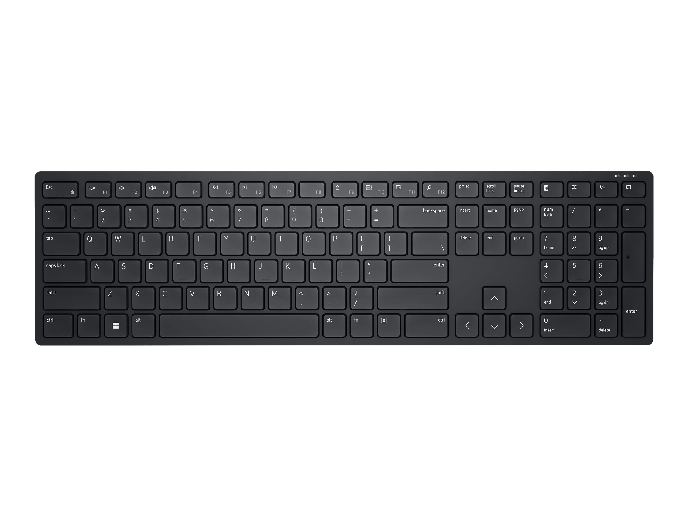 Dell KB500 keyboard QWERTY US black Input Usage / lifestyle Left-angle 72755