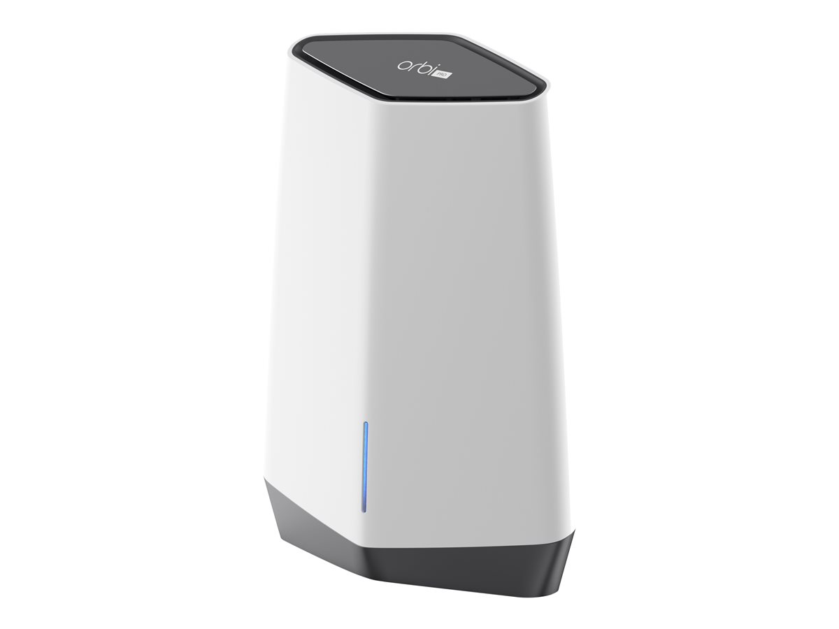 NETGEAR Orbi Pro WiFi 6 - AX6000 Tri-band WiFi System - bezdrátový router - Wi-Fi 6 - desktop, pro připevnění na zeď, montáž na strop