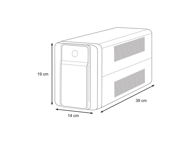 APC Back-UPS BX Series BX1600MI-FR - onduleur - 900 Watt - 1600 VA