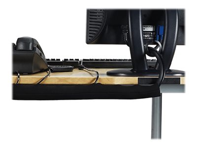 DELOCK Gewebeschlauch Klettverschl. hitzebest. 5mx30mm Black