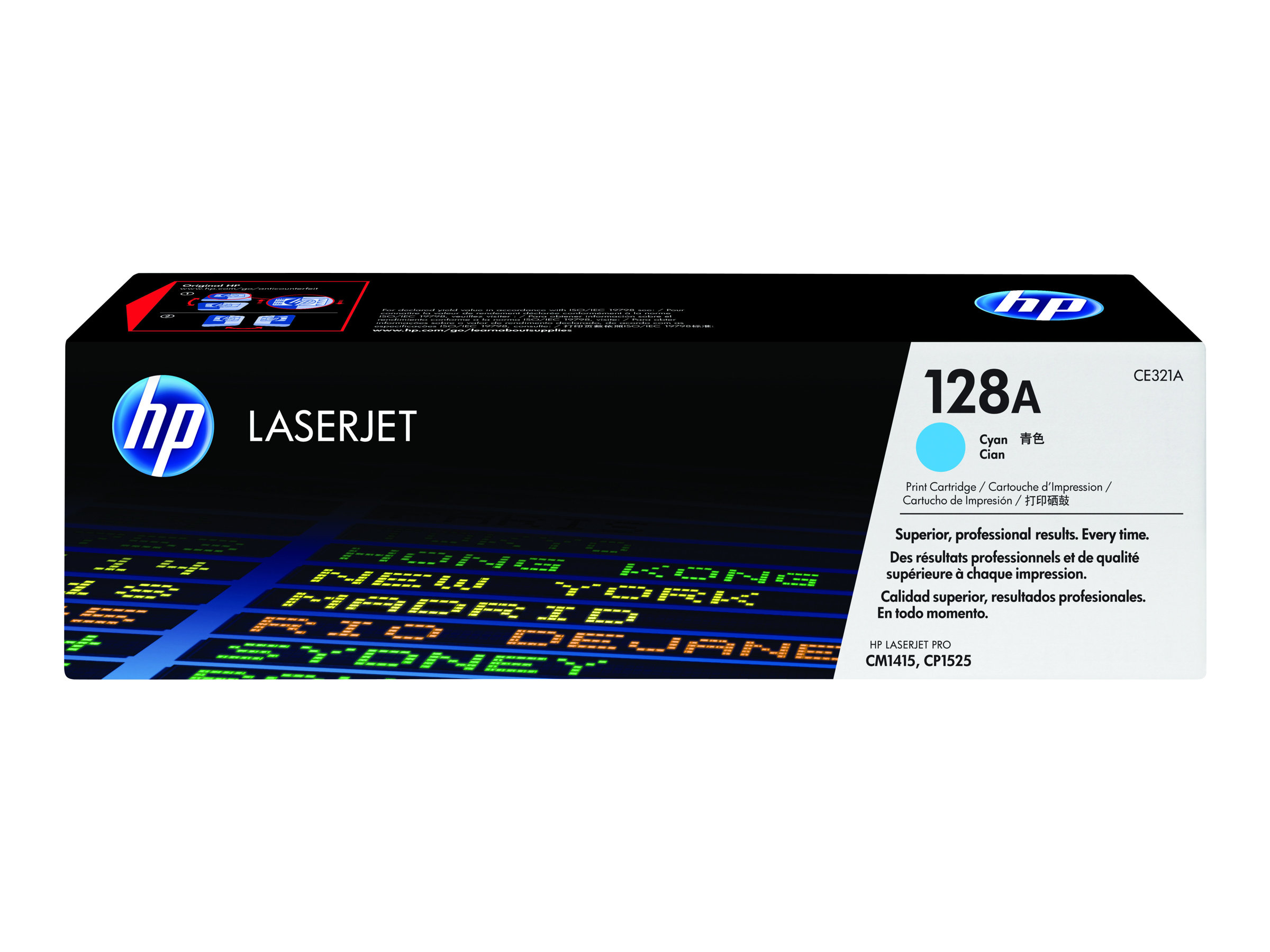 Hp 128a Cyan Original Laserjet Toner Cartridge Ce321a Hp 128a Cyan Original Laserjet Toner Cartridge Ce321a