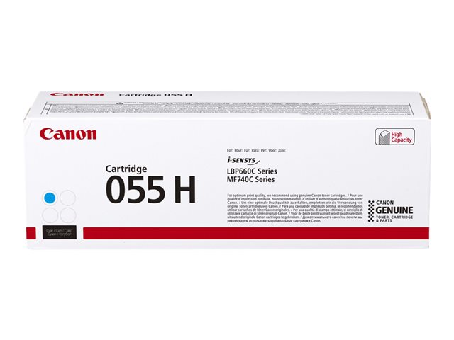 Canon 055 H High Capacity Cyan Original Toner Cartridge