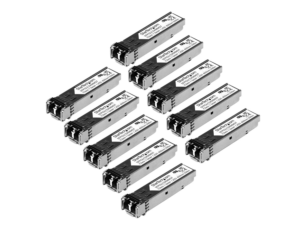 Startech Paquet de 10 modules de transceiver SFP à fibre optique Gigabit