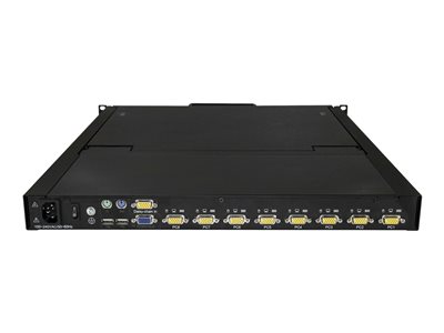 StarTech.com 8 Port Rackmount KVM Console with 6ft Cables - Integrated KVM  Switch with 19%22 LCD Monitor - Fully Featured 1U LCD KVM Drawer- OSD KVM - 