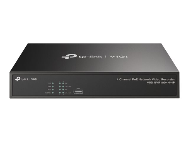 Image of TP-Link VIGI NVR1004H-4P V1 - standalone NVR - 4 channels