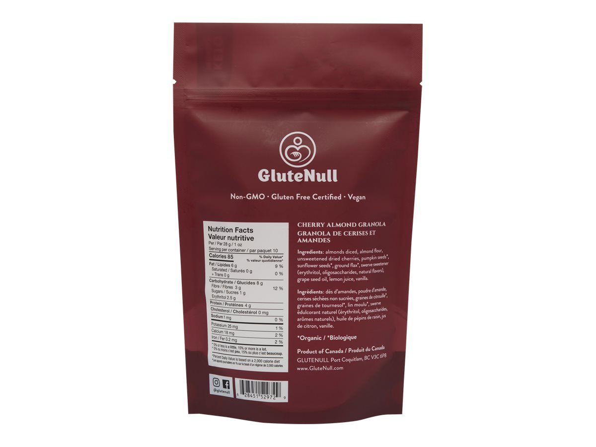 GLUTENULL CHERRY ALM GRANOLA 280G